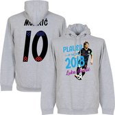 Modric Voetballer van het jaar 2018 Hooded Sweater - Grijs - M