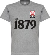 Fulham Est. 1879 T-Shirt - Grijs - XXL