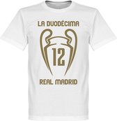 Real Madrid La Duodecima T-Shirt  - 5XL