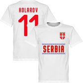 Servië Holarov 11 Team T-Shirt - Wit - XS