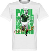 Paul McGrath Legend T-Shirt - Wit - XXL