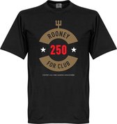 Rooney 250 Goals Manchester United T-Shirt - Zwart - 3XL