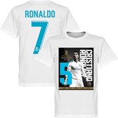 Ronaldo 5X Ballon D'Or T-Shirt - XL