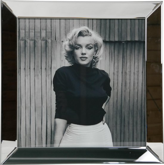 Spiegellijst Marilyn Monroe 50 x 50 cm - Eric Kuster Stijl - Sepia (licht | bol.com