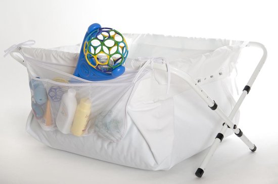 Baignoire bébé ajustable Bibabad - 60 à 80 cm - Blanc