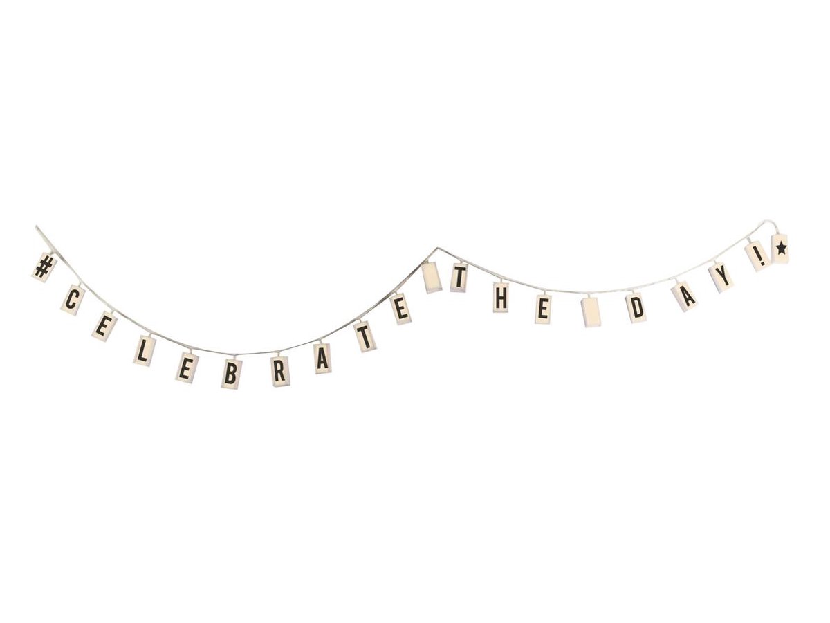 Gusta lichtslinger - lichtsnoer - letters met 20 LED's