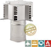 Schoorsteenkap Firemaster Excellent Small  RVS Ø150MM