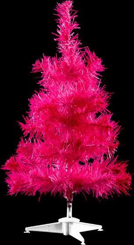 Kerstboom - Kunstkerstboom - Mini kerstboom - Kerstmis - Fuchsia - 45 cm bol.com