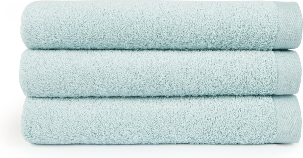 Gastendoek 30x50 cm Uni Softy Mistgreen col 2969 - 4 Stuks