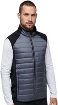 Outdoor zomer vest/bodywamer zwart/grijs voor heren - Herenkleding/dunne jassen - Mouwloze vesten XL (42/54)