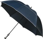 Golf stormparaplu donkerblauw windproof 140 cm - paraplu