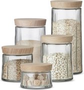 Rosendahl Grand Cru storage jar w/oak lid 1L