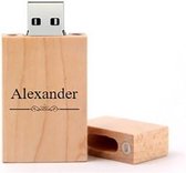 ALEXANDER naam kado verjaardagscadeau cadeau usb stick 32GB