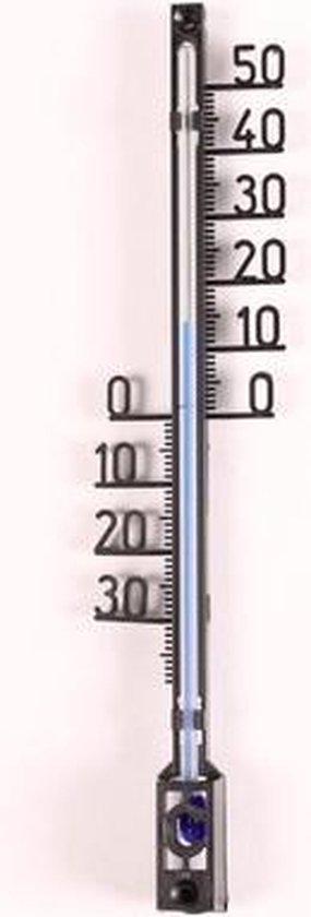 Klap verder bout Zwarte Thermometer 21cm Mt 102816 | bol.com