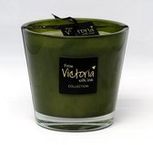 Victoria with Love - Kaars - Geurkaars - Glossy dark green - Medium - Glas - Indoor