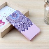 iPhone 11 (6,1 inch) - Flip hoes, cover, case - TPU - PU Leder - Mandala bloem