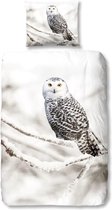 Good Morning Dekbedovertrek SNOWY OWL 135x200 cm flanel