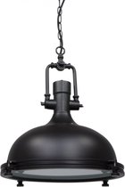 Industriële Hanglamp  Enzo - Metaal - Zwart