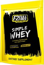 F2 Full Force-Nutrition - Simple Whey - Economical From High Quality Whey - 3 kg - 84 porties - Chocolate - Chocolade