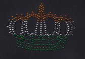 Niiniix Kruikenstad Kroontje strass embleem Carnaval in Kruikenstad Tilburg