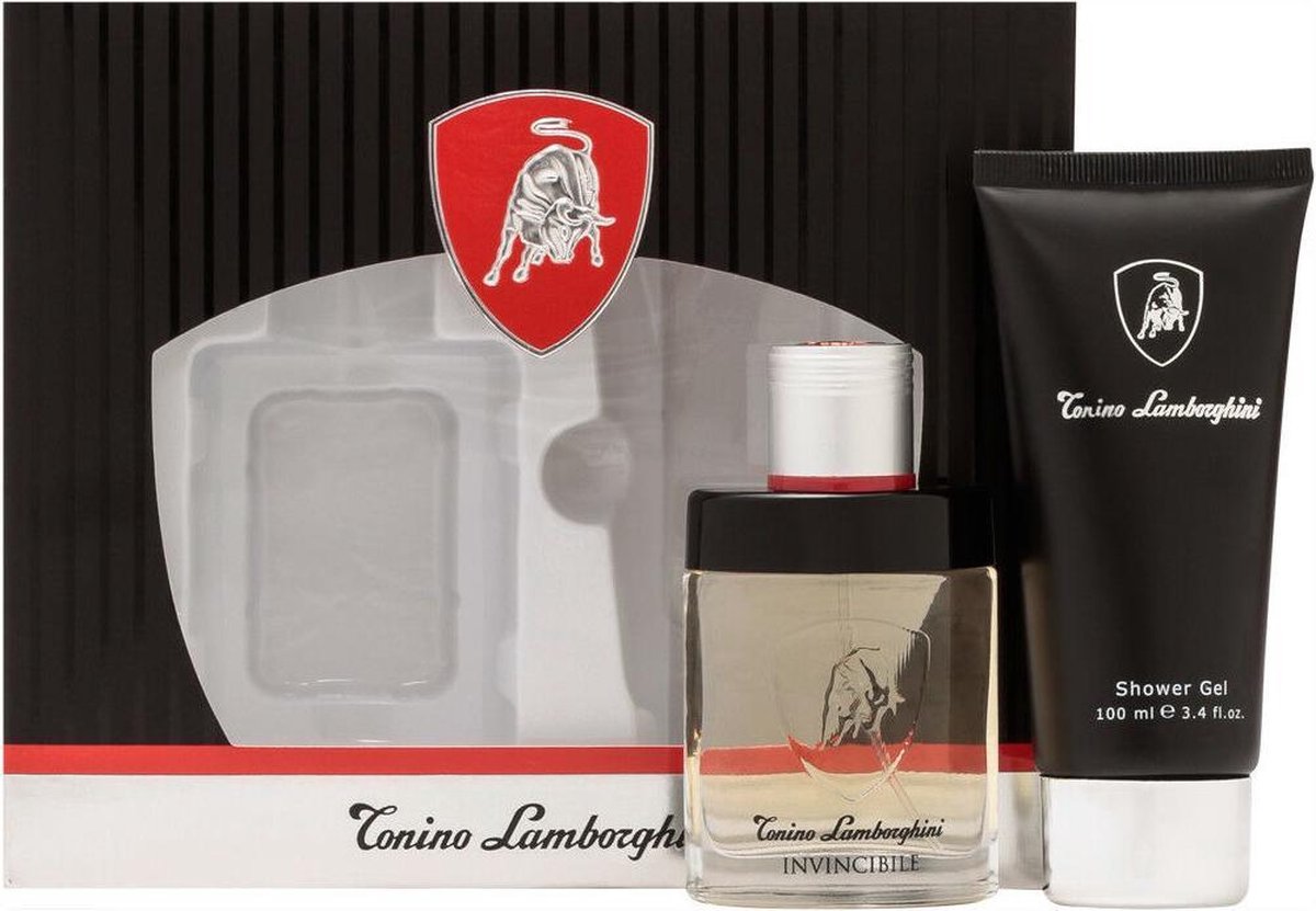 Lamborghini Invincibile Gifstset eau de toilette 40ml & douchegel 100ml