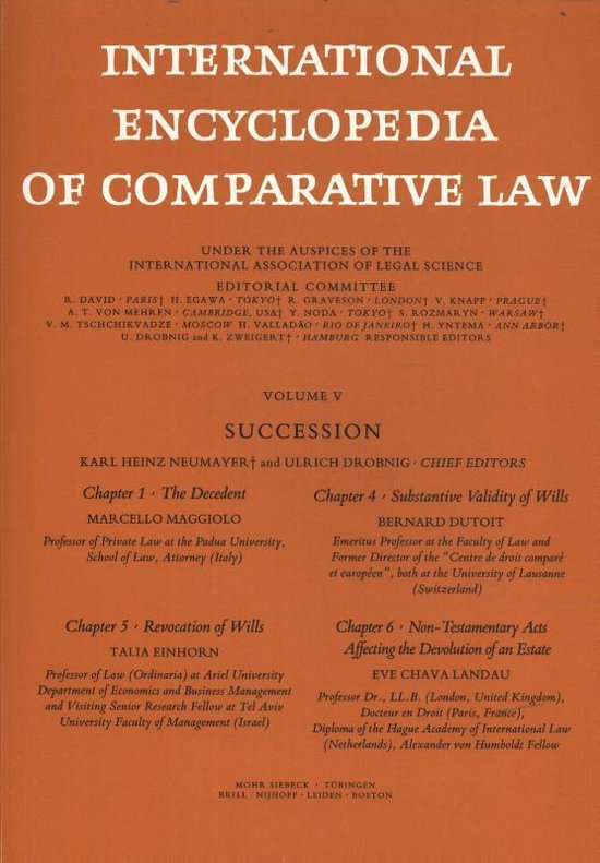 International Encyclopedia of Comparative Law 43 International