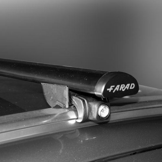 W205 Farad Barres de Toit Compact en Aluminium Gris aérodynamiques et Super-silencieuses pour Mercedes Classe C SW 2014 avec Barres longitudinales Basses