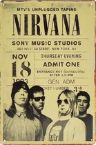 Concert Bord - Nirvana – Mtv’s Unplugged Taping 1993