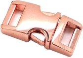 Paracord  metalen buckle / sluiting - Rose Gold - 40mm- 3 stuks