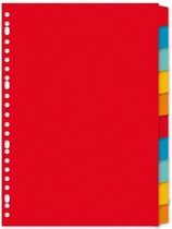 20 Sets kartonnen tabbladen A4  - 23-rings/gaats - gekleurde tabbladen - kantoorartikelen/benodigdheden