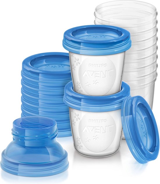 Mijnwerker Ontbering mug Philips Avent Philips Breast Milk Containers 180ml | bol.com