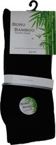 Boru Bamboo Sokken Dames Zwart Maat 43-45