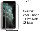 iPhone XS Max/11 Pro Max 10x glas protector gehard