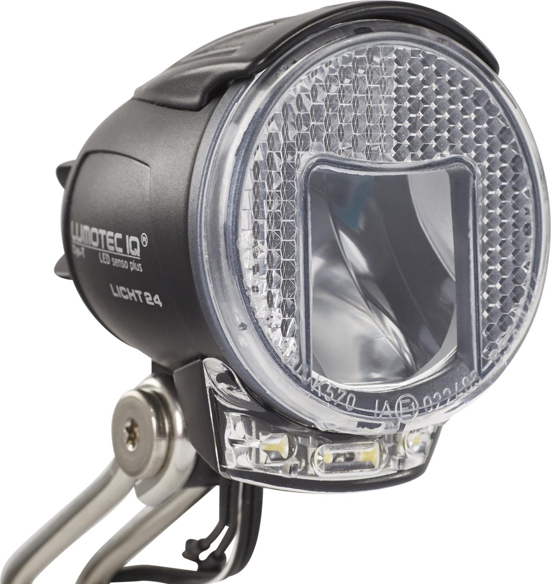 Faro LED Lumotec IQ Cyo Busch & Müller - Lampada Bici 60 Lux, Illuminazione Potente Per Ciclisti