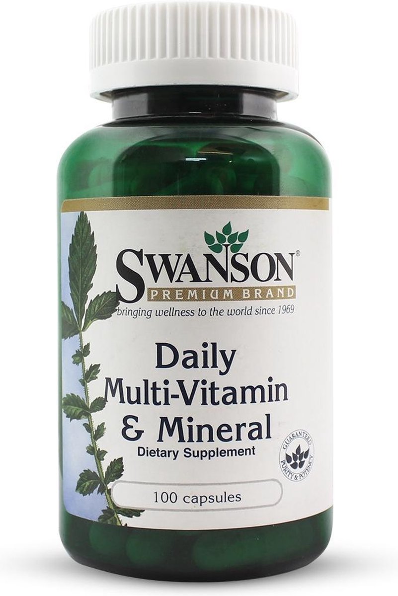 Swanson Health Daily Multi-Vitamine & Mineral - 250 capsules