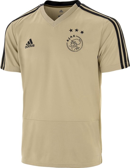 betalen badminton Absoluut adidas Ajax 18/19 Trainingsshirt - Voetbalshirts - goud - XS | bol.com