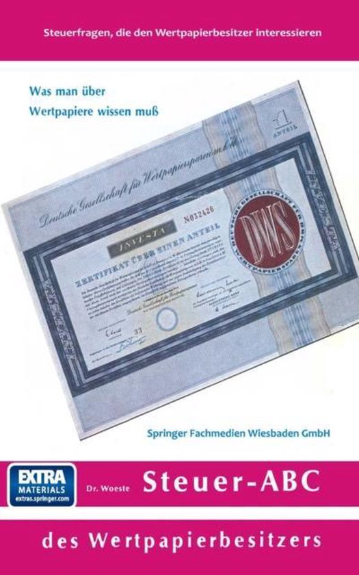 Steuer-ABC Des Wertpapierbesitzers - cover