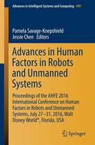 Advances in Intelligent Systems and Computing 499 - Advances in Human Factors in Robots and Unmanned Systems