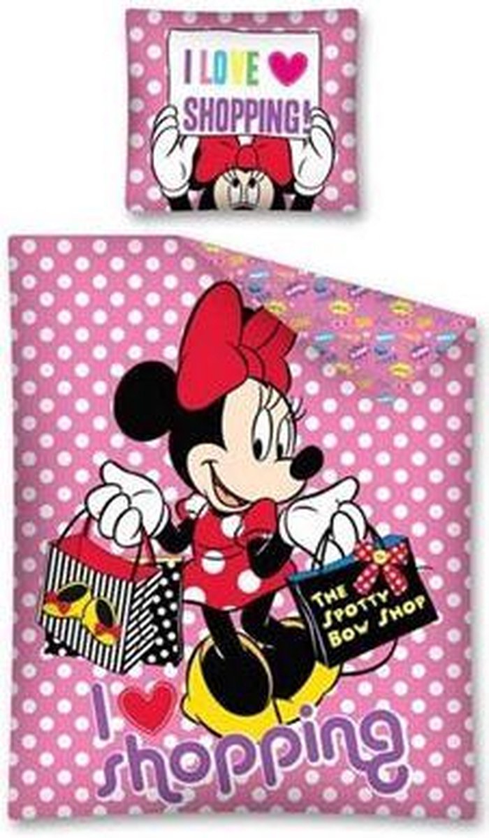 Overige Merken Kinderdekbedovertrek Minnie Mouse Roze