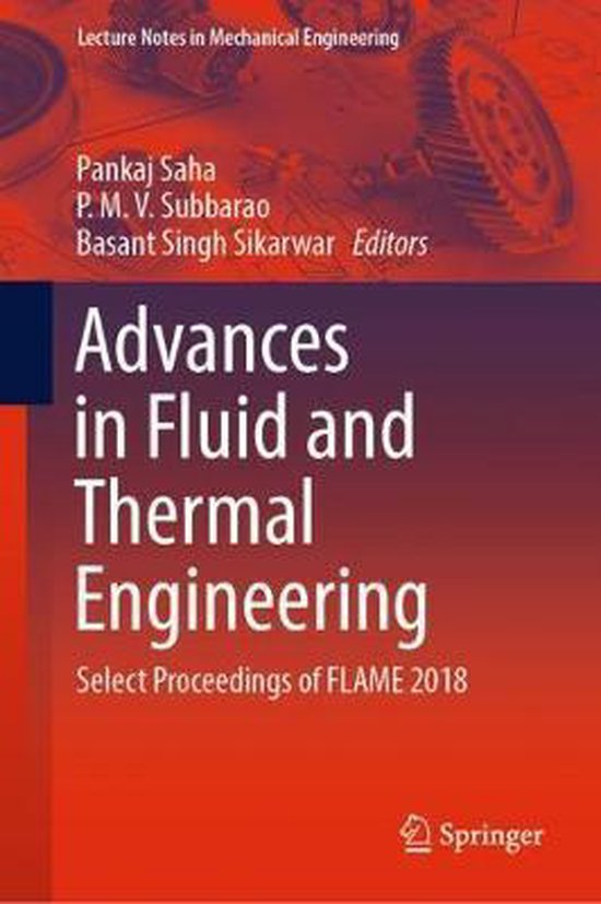 Lecture Notes in Mechanical Engineering Advances in Fluid and Thermal