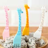 12 pièces mignon girafe Party Fork - Party Fork - Cocktail Stick - Tapas - Cocktail Stick - anniversaire