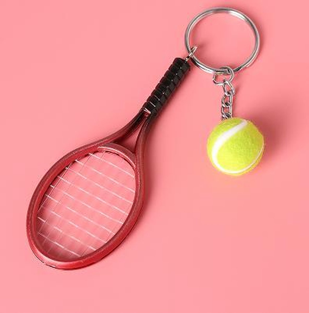 zoom voor Hoe dan ook Akyol - Tennis Sleutelhanger - Racket - Tennisbal - Sport - balsport -  sleutelhanger | bol.com