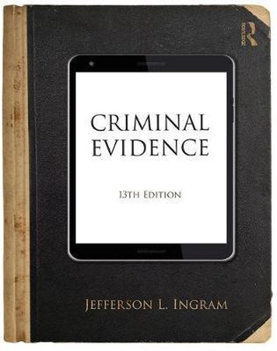 Criminal Evidence - cover