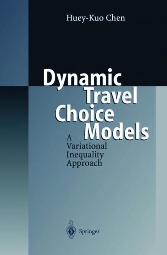 Dynamic Travel Choice Models - cover