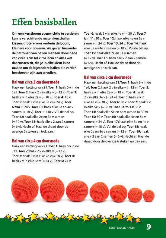 Kerstballen haken