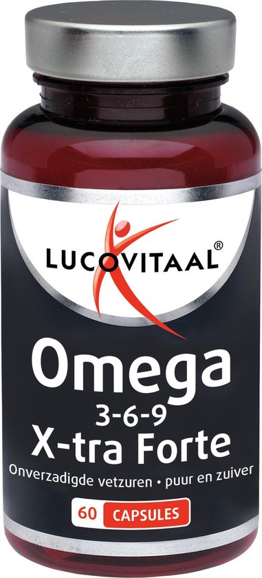 pijp Dalset Ruilhandel Lucovitaal - Omega 3-6-9 X-tra Forte - 60 Capsules - Visolie -  Voedingssupplementen | bol.com