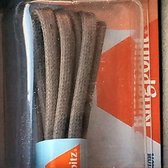 WAX 3.5 mm x 75cm Grijs - Ronde wax Fashion veter Katoen