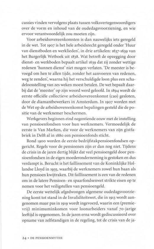 De pensioenmythe