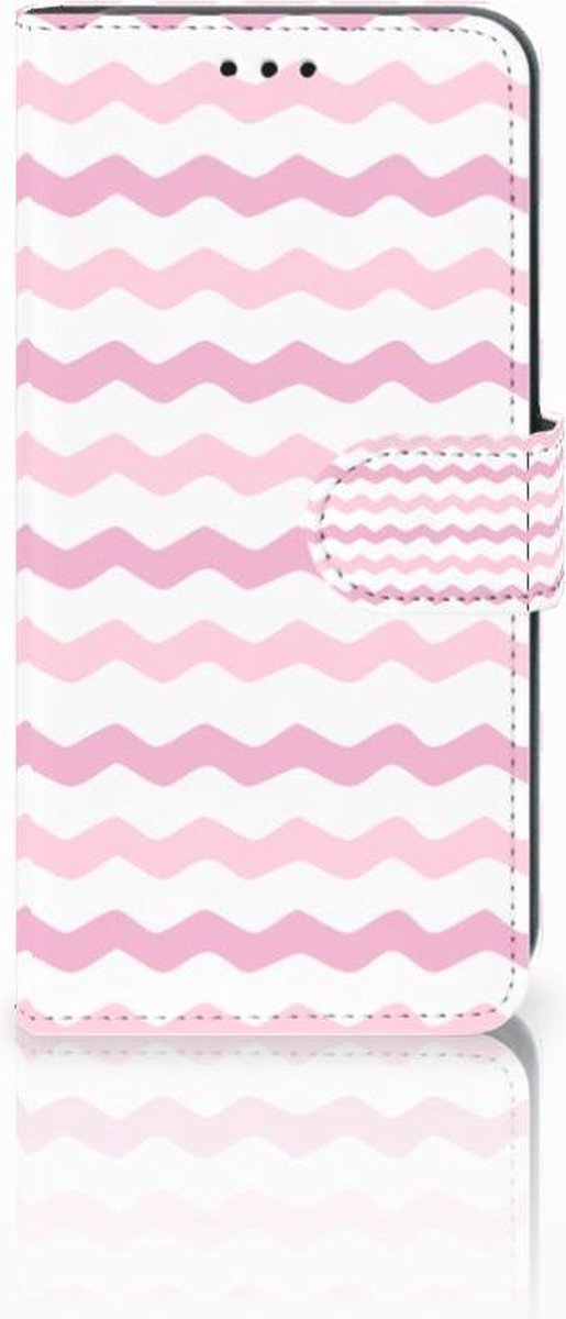 Xiaomi Mi A2 Lite Telefoon Hoesje Waves Roze