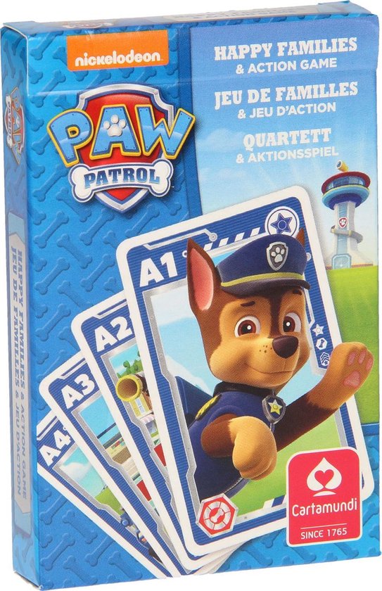 Paw patrol kwartet Entertainment Spellen & puzzels Kaartspellen Paw Patrol Kaartspellen 